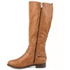 Journee Collection Womens Ivie Stacked Heel Riding Boots - 2 of 4