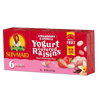 Sun-Maid Strawberry Vanilla Yogurt Raisins - 6ct_4