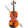 TopComfy 4/4 Acoustic Violin Set with Case Bow Rosin Strings Tuner Shoulder Rest for Adult Beginners and Enthusiasts Play - 4 of 4