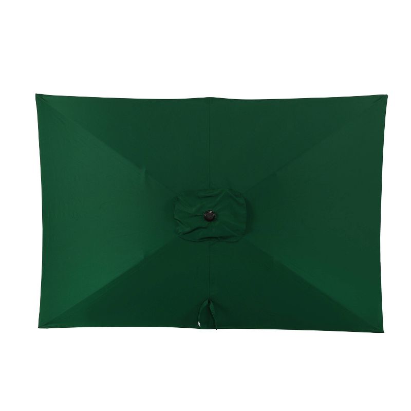Island Umbrella 10&#39; x 6.5&#39; Rectangular Bimini Market Patio Umbrella Hunter Green, 5 of 12