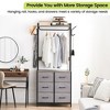 Garvee Rack with 6 Drawers, Freestanding Closet Organizer, Tall Closet Storage Organizer, Garment Rack for Hanging Shirts, Dresses, Jackets - 4 of 4