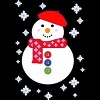 Men's Design By Humans Christmas Snowman By ScarDesign Tank Top - 2 of 4