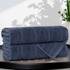 Smart Twist Viscose Cotton Blend Medium Weight Solid Textured Ribbed Towel Set by Blue Nile Mills - 2 of 4