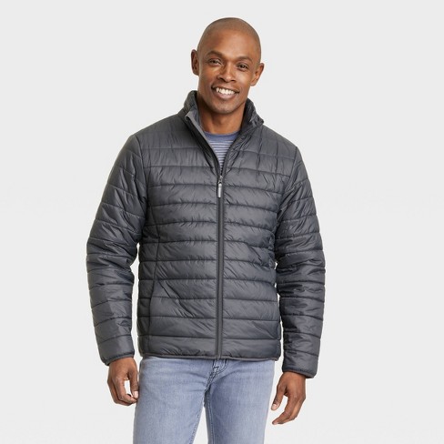 Grey lightweight 2025 puffer jacket