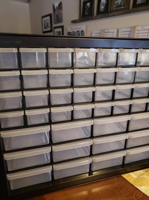 IRIS USA 44 Drawer Plastic Storage Cabinet, Small Parts Organizer