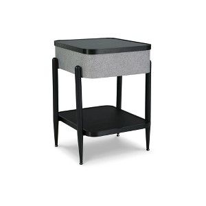 Signature Design by Ashley Contemporary Jorvalee Accent Table  Gray/Black - 1 of 4