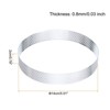 Unique Bargains Stainless Steel Non-Stick Perforated Baking Dessert Round Cake Ring 3 Pcs - 2 of 4
