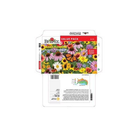 Burpee Value Pack Mixed Flowers Burpee's Pollinator Mix Flower Seeds - image 1 of 1