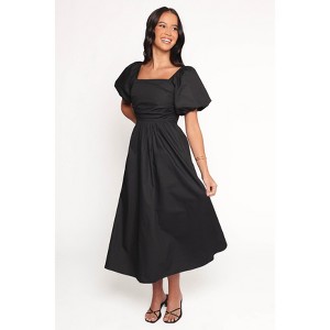 Clo Puff Sleeve Midi Dress - 1 of 4
