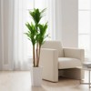 Orieon 4.8FT Artificial Dracaena (Brazil Wood) Tree, Tall Faux Plant in White Planter for Home & Office Decor - 4 of 4