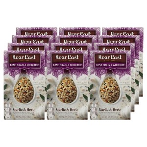 Near East Garlic & Herb Long Grain & Wild Rice Mix- Case of 12/5.9 oz - 1 of 4