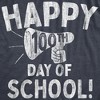 Womens Happy 100th Day of School T Shirt Funny Teacher Learning Tee For Ladies - Crazy Dog Women's T Shirt - image 2 of 4