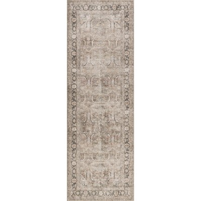 Nuloom Hillstone Collection Deidra Traditional Vintage Medallion Area Rug