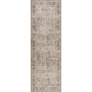 Nuloom Hillstone Collection Deidra Traditional Vintage Medallion Area Rug - 1 of 4