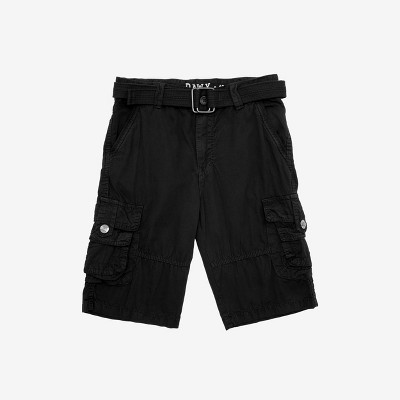 Raw X Kids and Boys 100% Cotton Belted Twill Cargo Shorts 8-18