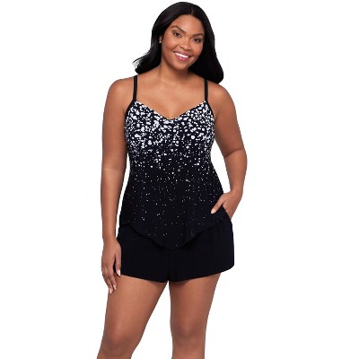 Trimshaper Women's Hank Romper Swimsuit