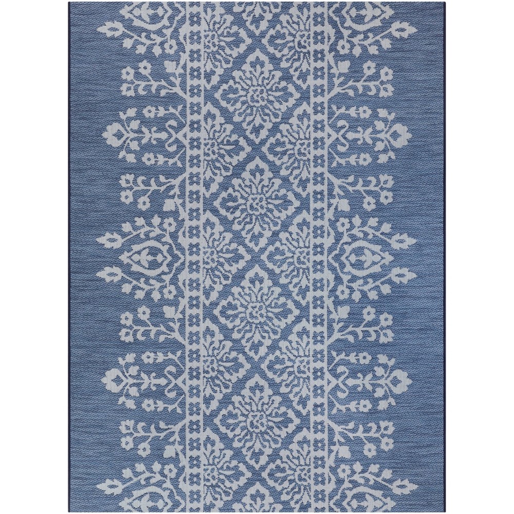  Filigree Outdoor Rug Blue