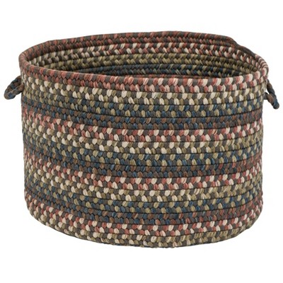 Colonial Mills Cedar Cove CV19A014X010 Utility Basket, 14" x 14" x 10", Gray