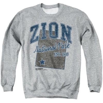 Men's Zion National Park State Line Crewneck Sweatshirt