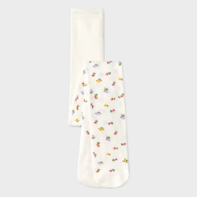 Girls' 2pk Cable Knit Cotton Tights - Cat & Jack™ : Target