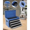 GustoWave 5-Drawer Steel Tool Chest, 2-in-1 Heavy Duty Rolling Tool Cabinet with Detachable Storage Box, Lockable Wheels & Anti-Slip Liners - 4 of 4