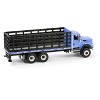 1/64 2018 International WorkStar Platform Stake Truck Blue SD Trucks 19 45190-B - 4 of 4