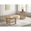 Coaster,Ottowa 2-piece Round Wood Coffee Table Set - 2 of 4