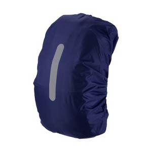 Unique Bargains Waterproof Backpack Rain Cover with Vertical Reflective Strap - 1 of 4