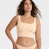Women's Modal Blend Cropped Tank Top - Auden™ - 3 of 4