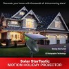 Bell + Howell Startastic Solar Motion Holiday Projector Light with 5 Laser Modes, Remote Control, and Adjustable Mounting Stake No Wiring - 3 of 4