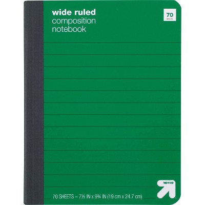 Wide Ruled  Composition Notebook - up&up™