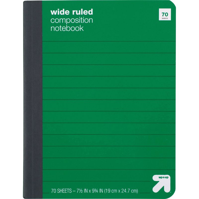 Wide Ruled  Composition Notebook - up & up™, 1 of 3