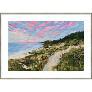 41" x 30" Traverse City by Emily Kenney Wood Framed Wall Art Print - Amanti Art: Matted, Acrylic Glass, Coastal Landscape - 1 of 4