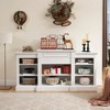 65" Modern Media Console Table with Large Storage Cabinet, TV Entertainment Stand for Living Room, Stylish and Spacious Design - 2 of 4