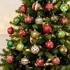 20PCS 6cm PVC Christmas Ball Ornaments - Shatterproof Festive Decorations, Hanging Xmas Tree Ornaments for Holiday Home, Party & Festive Displays - 2 of 4
