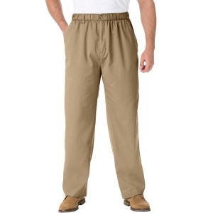 KingSize Men's Big & Tall Knockarounds Full-Elastic Waist Pants - 1 of 4
