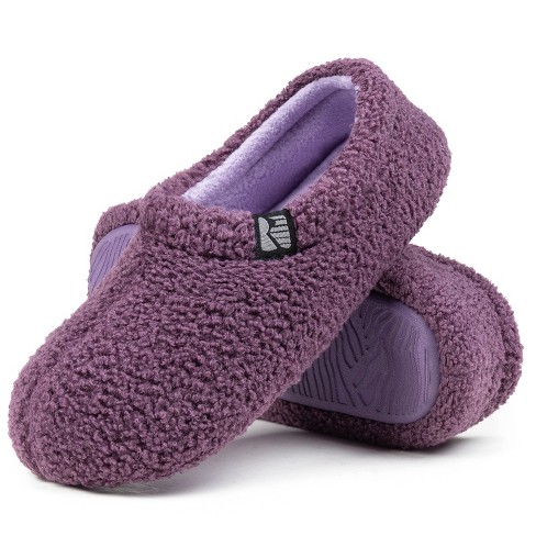 Rockdove Women's Teddy Fleece Closed Back Slipper : Target