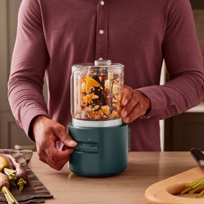KitchenAid Go Cordless Food Chopper battery sold separately Hearth & Hand™ with Magnolia: 5-Cup, Stainless Steel Blades battery not included‼️