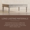 Maven Lane Emin Handmade Heritage Wooden Rectangular Coffee Table - 3 of 4