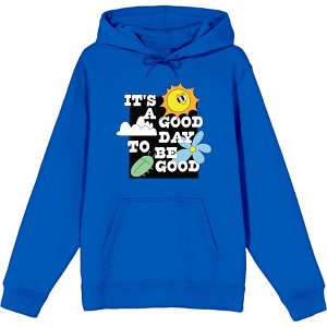 Positive Vibes It’s Good To Be Good Adult Long Sleeve Hoodie - 1 of 2