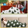 Christmas Tree Throw Blanket Microfiber Xmas Tree Blanket Cute Soft Cozy Fluffy Christmas Supplies For Living Room Sofa Bed - 4 of 4