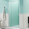 ONWITH 28 to 32 in. W x 72 in. H Framed Pivot Shower Door in Chrome with Clear Glass - 2 of 4