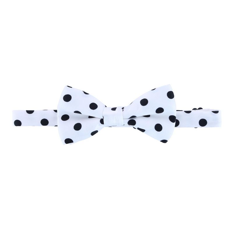 CTM Men's Polka Dot Bow Tie and Pocket Square, 4 of 6