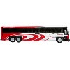 MCI D4500CT Commuter Coach Bus "San Diego MTS Rapid Express" White and Red Limited Edition 1/50 Plastic Model by Iconic Replicas - 2 of 4