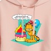 Women's - Garfield - Birthday's Make Me Old Cropped Graphic Hoodie - 2 of 3