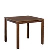 5-Piece Dining Set with Square Table and 4 Slat Back Chairs - 3 of 4