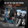 VEVOR Air Compressor, 8 Gallon Steel Tank,1HP 2.2 CFM@90 PSI Oil Free Air Compressor & Max. 120PSI Pressure,80dB Ultra Quiet Portable Compressor,Black - 4 of 4