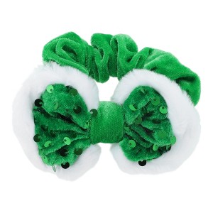 Unique Bargains Christmas Hair Scrunchies Bow Tie for Christmas1 Pc - 1 of 4