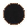 Kate & Laurel All Things Decor 32"X32" Dessa Round Wall Mirror Rustic Brown - 4 of 4