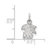 Black Bow Jewelry Sterling Silver Kentucky Wildcats NCAA Extra Small Pendant - 2 of 3